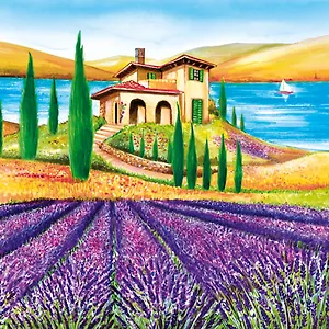 Салфетки Maki бум. сервировочные Сицилия (SLOG015801) (33х33) (20шт) (3сл)