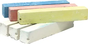 Мелки школьные 03цв+3шт белых 201264