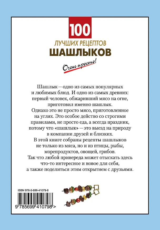 Книга 100 лучших рецептов шашлыков (Галина Выдревич) — 2