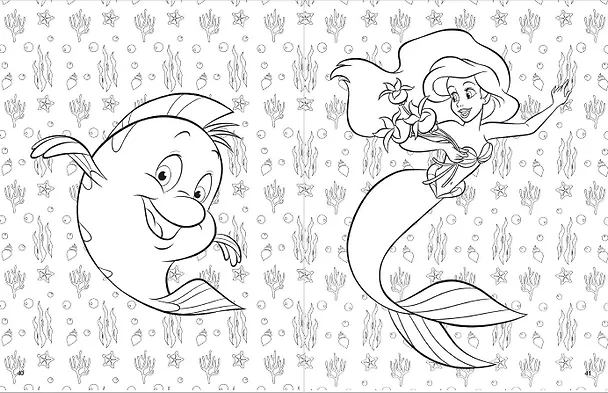 Книга Disney. Принцессы. Большая книга раскрасок () — 7