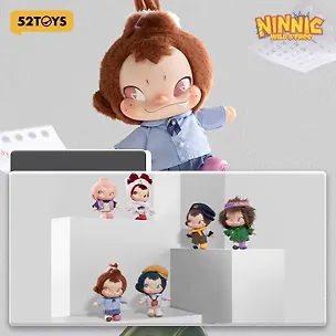 Коллекционный брелок с подвесом Ninnic, серии "Вольный мир" 15,5см, 12-52TOYS-202604, Blind Box, 52 Toys, 15+ 3158346