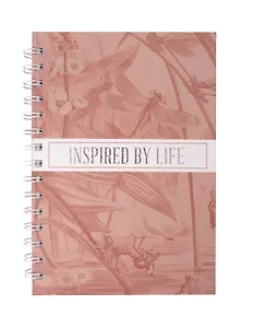 Тетрадь 120 листов, клетка, "Floreale. Coral"