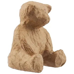 Фигурка из папье-маше объемная Мишка 5*8*7см (АР110)