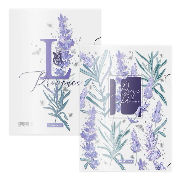 Папка -уголок «Lavender» А4, 4 шт, пластик, Erich Krause 2969104 — 1
