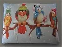 Подушка декоративная АНТИСТРЕСС Птички (46х26см) (АС-2301)