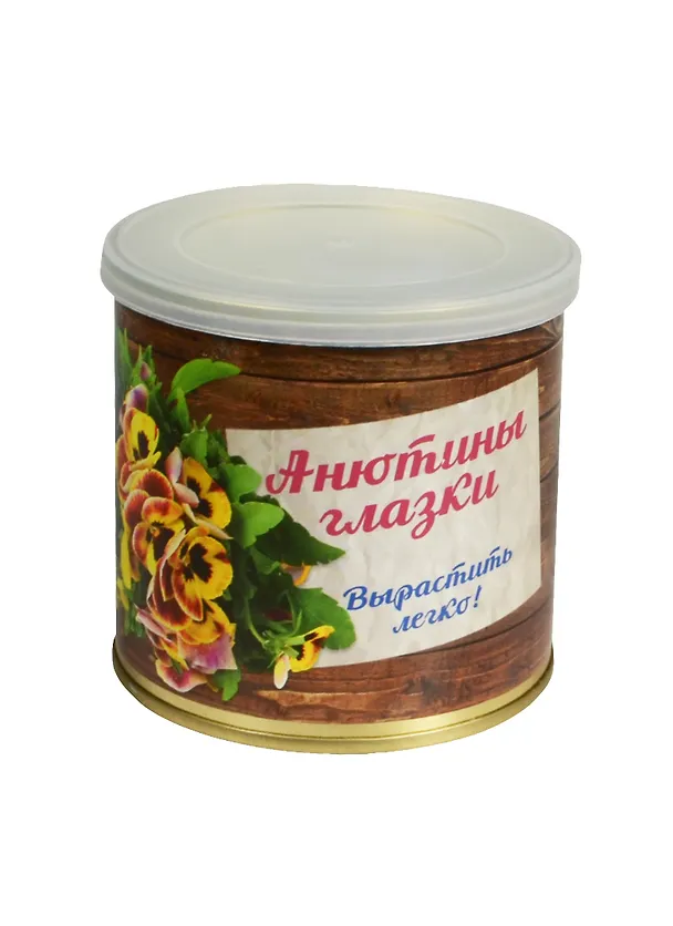 Мини - цветок в банке Анютины глазки (411050) 2502908 — 1