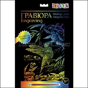 DEKOLA Гравюра Радужная Колибри (8+) (10647386) (упаковка) 2311264