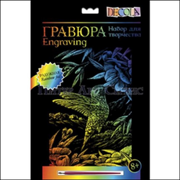 DEKOLA Гравюра Радужная Колибри (8+) (10647386) (упаковка) 2311264 — 1