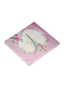 Салфетки (20шт/уп) Эйфелева башня на сиреневом (11-01662-L10)