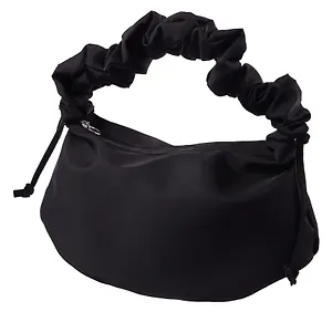 Сумка-хобо (черная) (текстиль) (22х36) (12-12721-202509-NI-89)