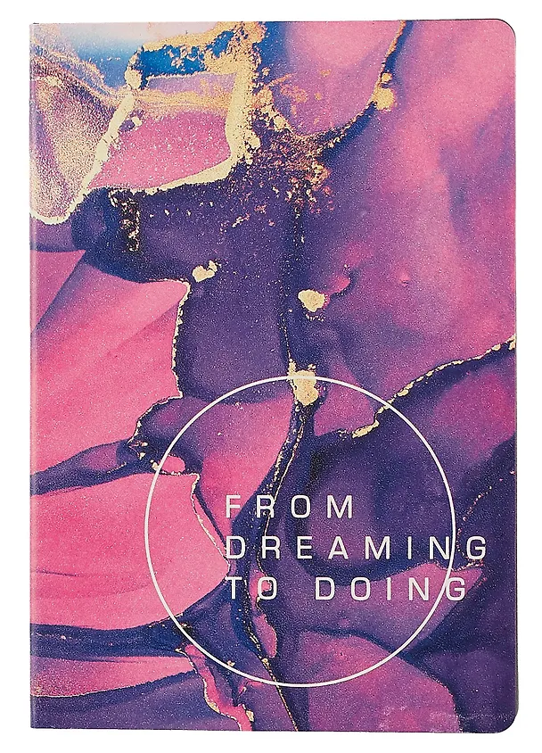 Книга для записей А5 80л "Dream book. № 1" иск.кожа, комбинир.блок 3004604 — 1