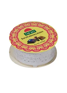 Клейкая лента ажурная Бант белый 2,4см 11099303