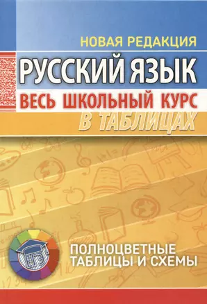 Русский язык. Весь школьный курс в таблицах — 3004392 — 1