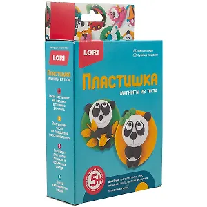 Набор для творчества LORI Пластишка.Магниты из теста Милые панды