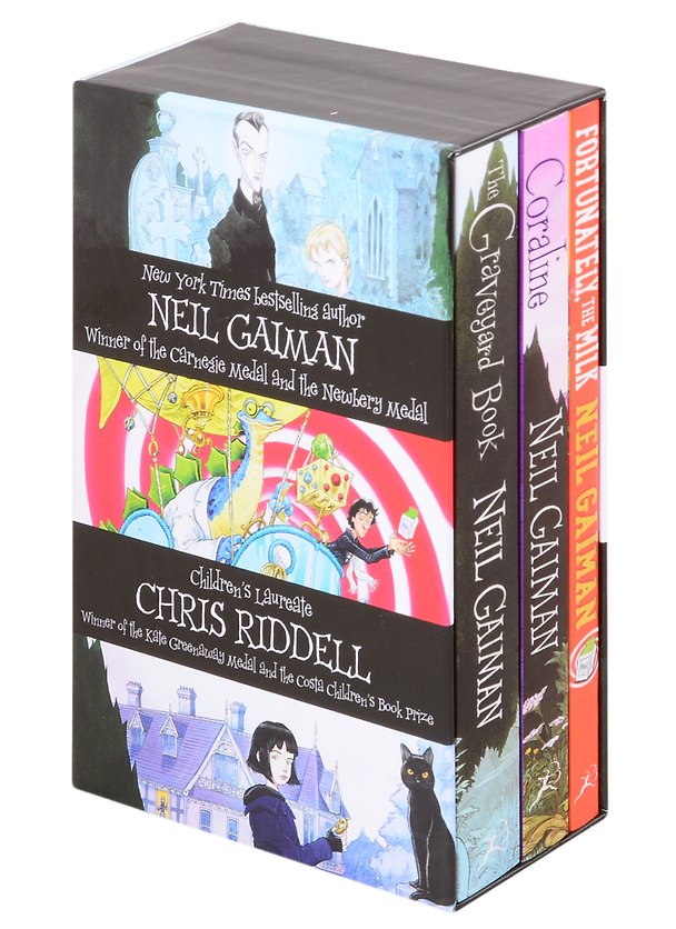 Книга Neil Gaiman & Chris Riddell Box Set (комплект из 3 книг) (Нил Гейман) — 1