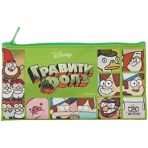 Пенал-косметика "Гравити Фолз" 205*110, молния, мягкий, инд.уп.