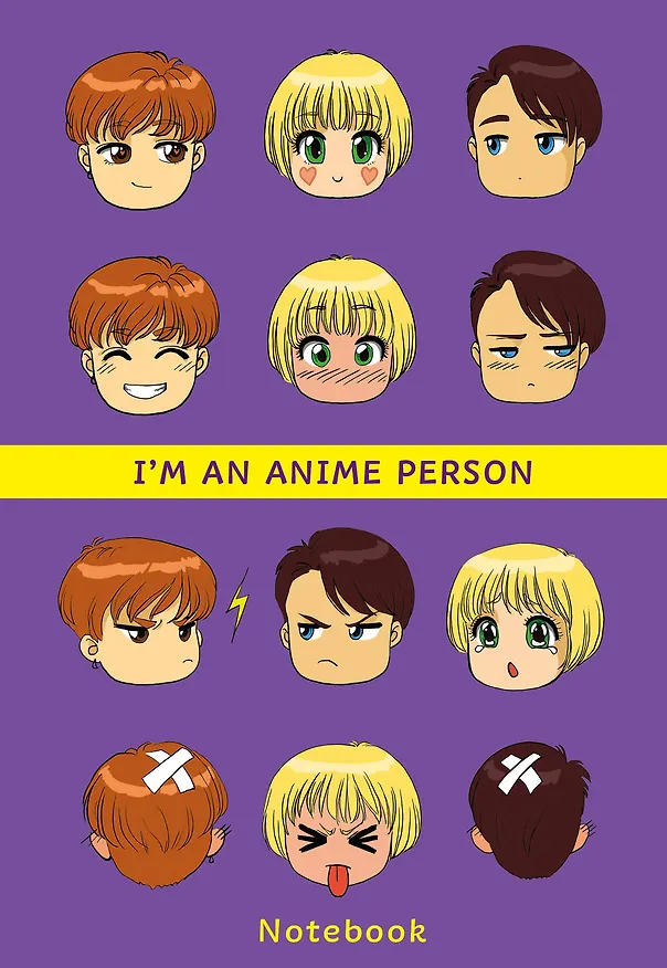 Im an anime person. Блокнот для истинных анимешников (мягкая обложка) 2904541 — 1