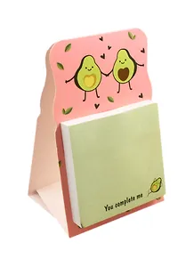 Блок бумаги 70*70мм самоклеящийся "You complete me"