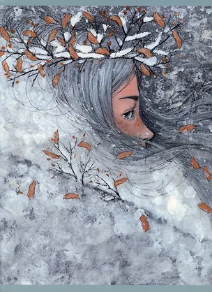 Тетради в клетку Listoff, "Девушка зима (экслюзив)", А4, 48 листов 3010830