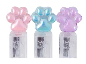 Точилка 1 отверстие, "Лапка", прозрачная, в ассортименте, Yoi