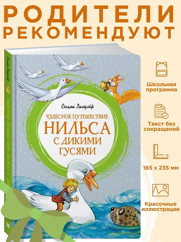 Книга Чудесное путешествие Нильса с дикими гусями (Сельма Оттилия Лувиса Лагерлёф) — 4