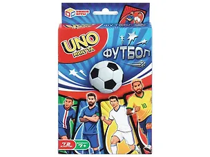 Футбол. Карточная игра 92х130х22 мм. Умные игры. в кор.100шт 3173353