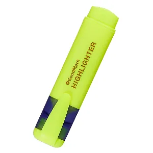 Текстовыделитель GoodMark, желтый 1-5 мм