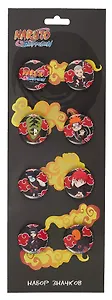 Набор значков Наруто V1 (8 шт) (ARTM329)