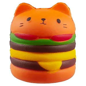 Игрушка-антистресс Гамбургер с ушками (PU) (13 см) (SQ028)
