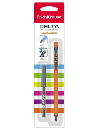 Карандаш механический Erich Krause, Delta, с грифелями 0,5 мм HB 2928476
