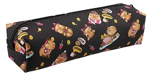 Пенал-косметичка "Потому что Капибара", на молнии мягкий