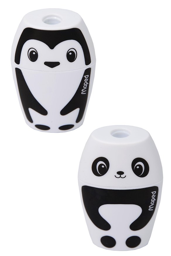 Точилка «SHAKKY», 1 отверстие, пластик, Maped, с контейнером, в ассортименте 3149700 — 1