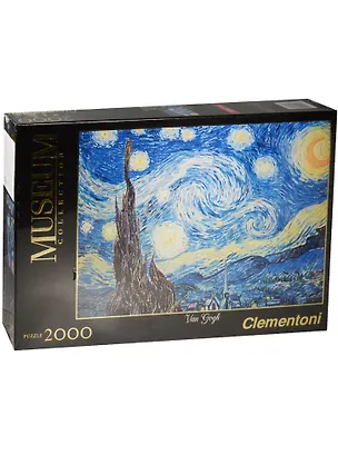 Пазл 2000К 32531 Clementoni Музей Винсент Ван Гог Звездная ночь (97,5х66,8см) (Museum Collection) (коробка) 2560938