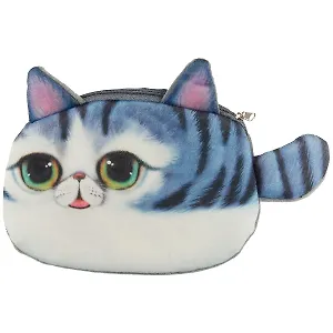 Кошелек Кот лежащий 17*12см (флис)