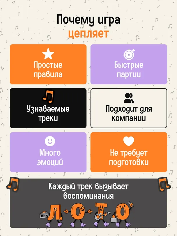 Игра "Меломанское лото" 16+ 3165243 — 7