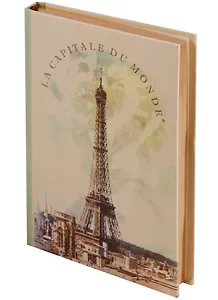 Блокнот Эйфелева башня (золотой обрез)