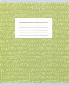 Тетрадь в клетку Listoff, "Нежный орнамент", 12 листов, в ассортименте