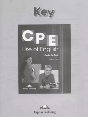 CPE Use of English 1 Answer Key — 3003971 — 1