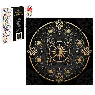 Набор для творчества. Алмазная мозаика Phoenix plus на подрамнике "Мандала", 30 х 30 см 3011885