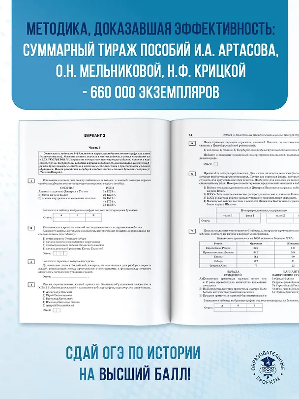 Книга ОГЭ-2026. История. 20 тренировочных вариантов экзаменационных работ для подготовки к основному государственному экзамену (Игорь Артасов, Ольга Мельникова, Надежда Крицкая) — 9