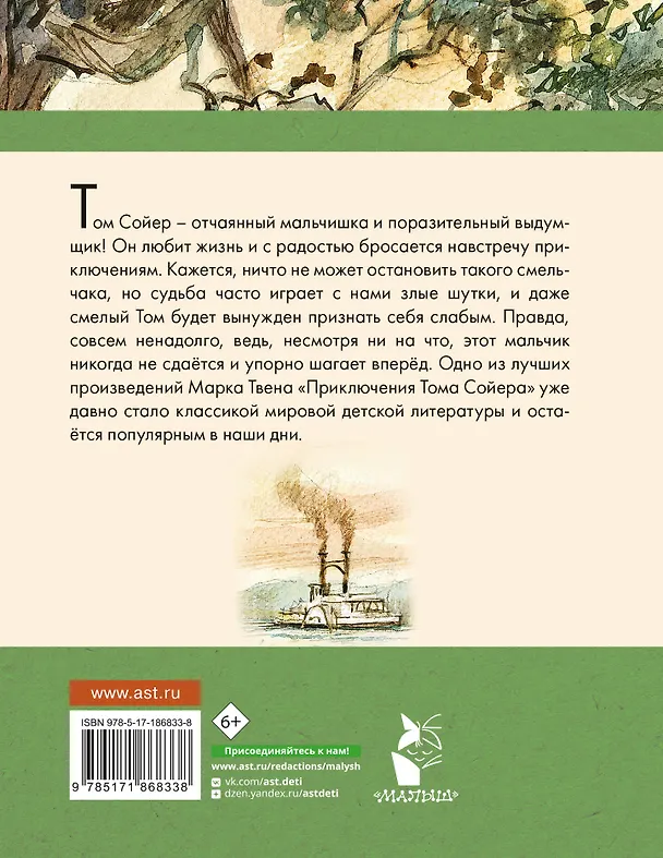 Книга Приключения Тома Сойера (Марк Твен) — 2
