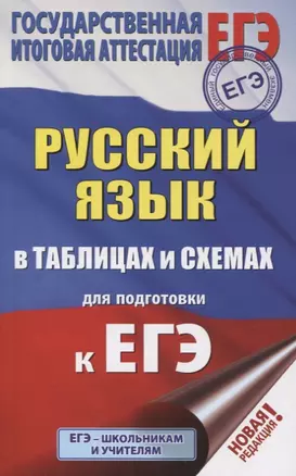 ЕГЭ. Русский язык в таблицах и схемах для подготовки к ЕГЭ. 10-11 классы — 2748344 — 1