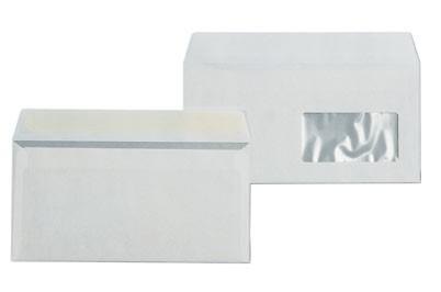 Конверт Е65 (110х220 мм), окно справа, силиконовая лента, Курт 214252 — 1
