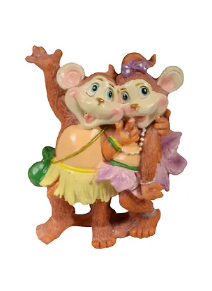 Фигурка Обезьянки-туземцы (8х5х10см) (100-277) 2496237