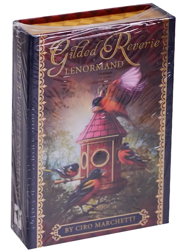 Книга Gilded reverie Lenormand. Оракул "Позолоченная мечта. Ленорман" () — 1