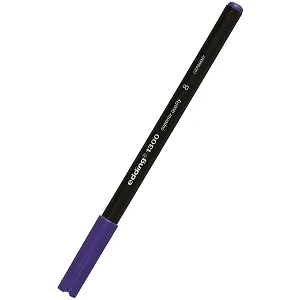 Фломастер с круглым наконечником 2мм, фиолетовый, Edding