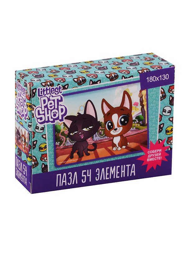 Пазл ORIGAMI 54эл Littlest Pet Shop. Прогулки по городу в ассортименте 04424 2704730 — 1