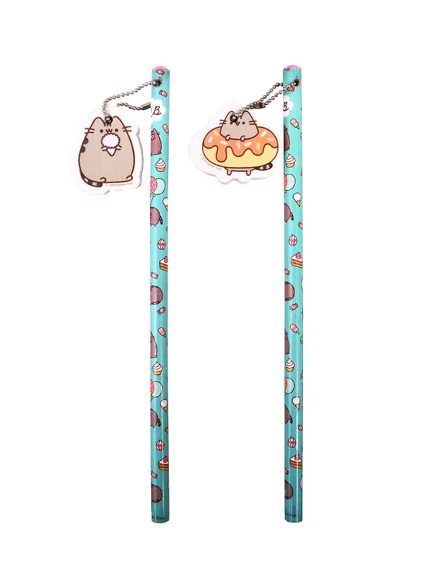 Карандаш Pusheen, чернографитный HB с ластиком-подвеской, в ассортименте 256942 — 3