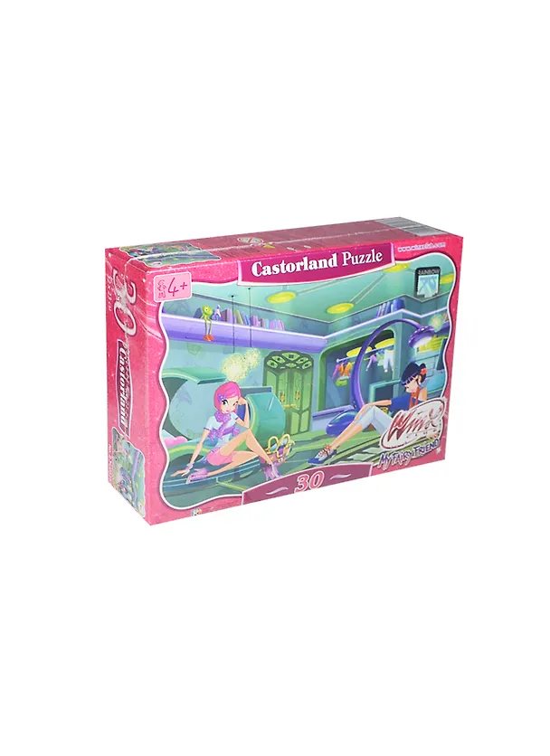 Пазлы 30 MIDI лиц. B-PU03283 Винкс В гостях у Техны (32х23см) (4+) (Castorland) 2413696 — 1
