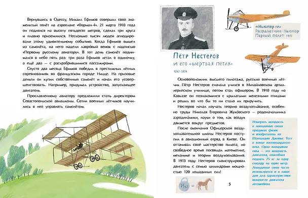 Книга Покорители неба. Легендарные летчики (Надежда Щербакова) — 5